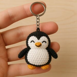 Cute Penguin Keychain
